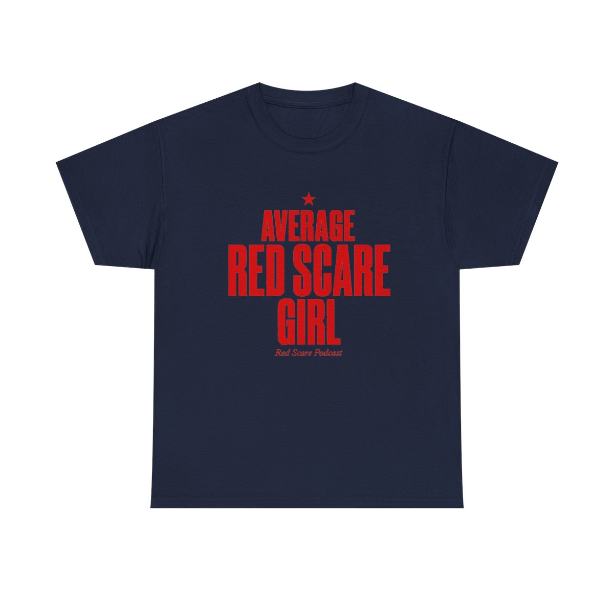 Red Scare "Average Red Scare Girl" Unisex Tee - alternate angle 3, merchandise