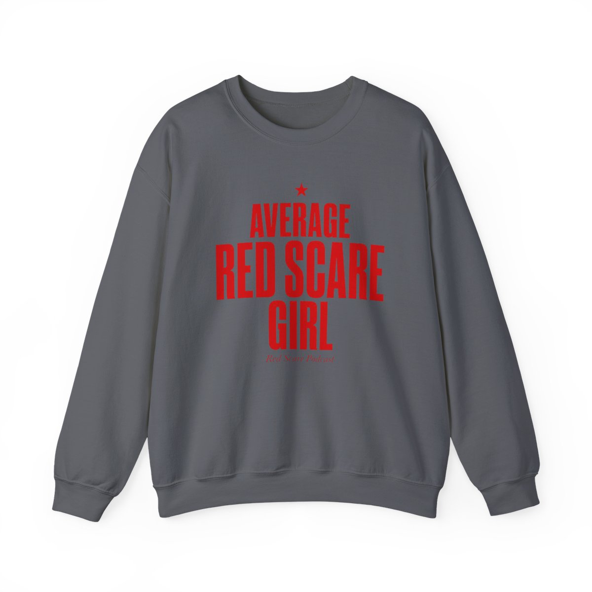 Red Scare "Average Red Scare Girl" Crewneck - alternate angle 3, merchandise