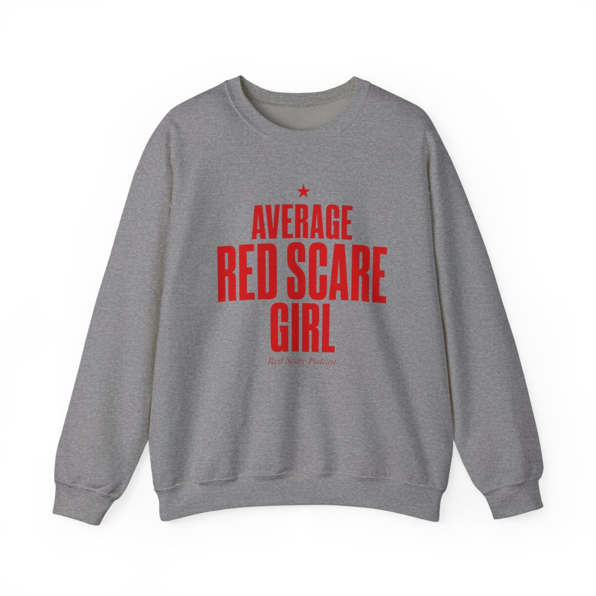 Red Scare "Average Red Scare Girl" Crewneck - alternate angle 2, merchandise