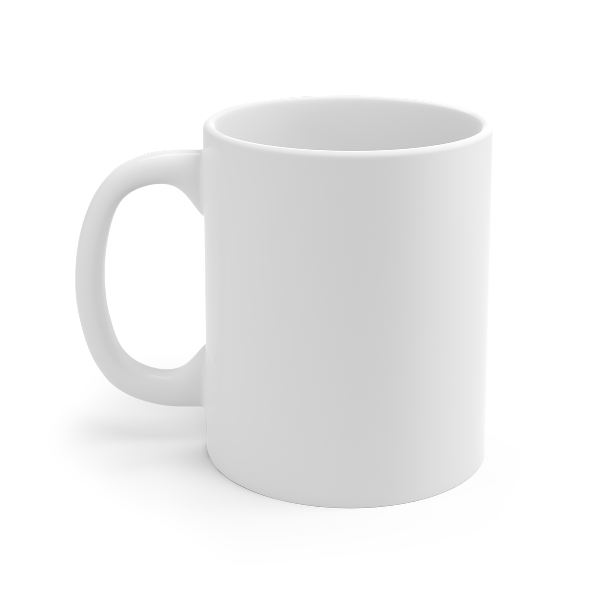 Red Scare "Unfiltered & Unbothered" White Mug - alternate angle 2, merchandise