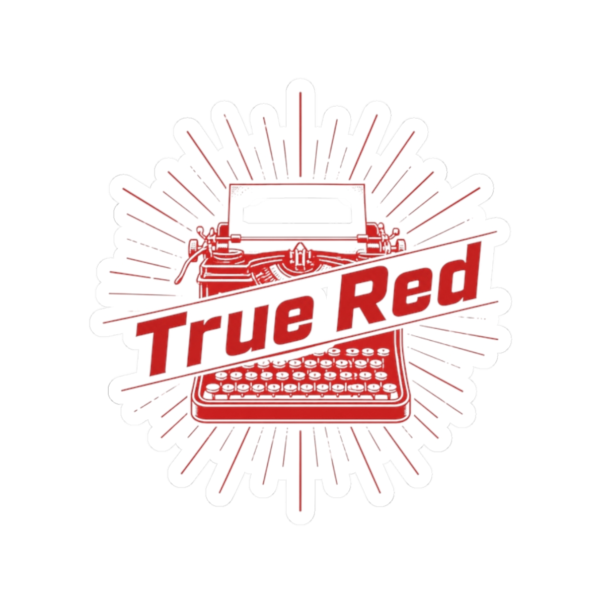 Red Scare "True Red" Sticker - Official Stickers merchandise